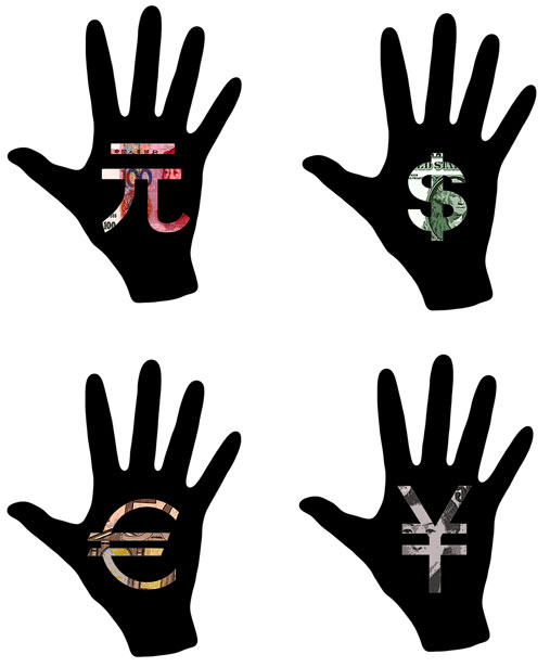 money hands